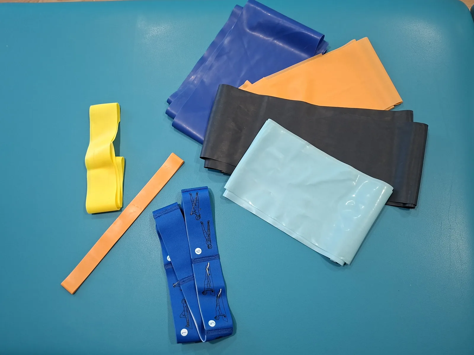 Bandas elásticas para pautas de actividad en fisioterapia en Lugo
