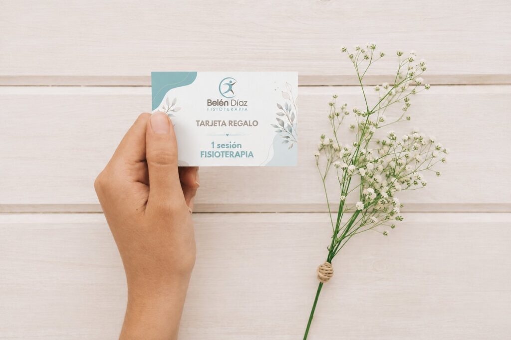 Tarjeta regalo de Belén Díaz Fisioterapia para una sesión de fisioterapia en Lugo